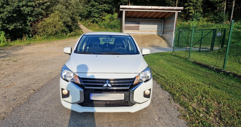 Mitsubishi Space Star cena 36000 przebieg: 34000, rok produkcji 2021 z Ciechanowiec małe 407